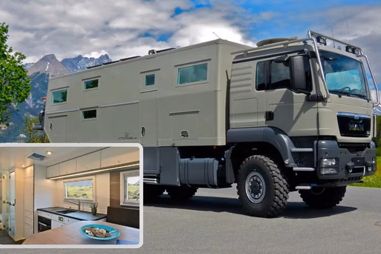 Mẫu xe mobihome Globecruiser Family 7500 đặc biệt này do công ty thiết kế Action Mobil đến từ Áo phát triển được quảng cáo là dành cho những người muốn trải nghiệm hành trình dài trong điều kiện khắc nghiệt, thậm chí là dành cho ngày tận thế.