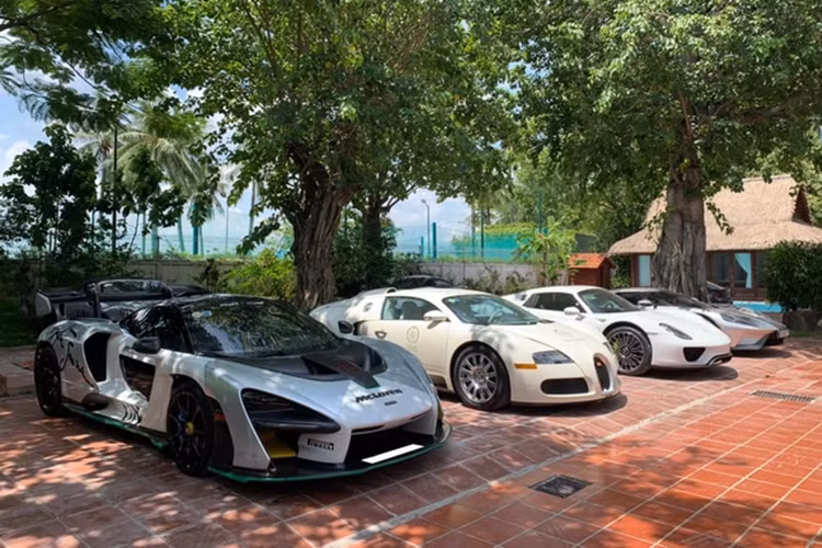 Sự bổ sung Senna và 918 Spyder vào garage đã giúp bộ sưu tập xe của doanh nhân này đẳng cấp hơn. Nhưng nếu trong hoàn cảnh ông Đặng Lê Nguyên Vũ vẫn quyết định chốt danh sách ban đầu, 15 chiếc siêu xe Ferrari cùng bộ 3 siêu phẩm bao gồm Bugatti Veyron, Ford GT cùng Ford GT '67 Heritage Edition, cũng rất đáng để chiêm ngưỡng.