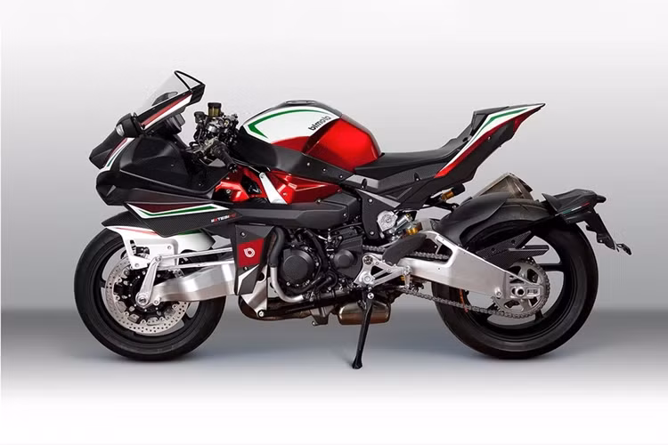 Trang Facebook của một đại lý Kawasaki tại TP.HCM vừa đăng tải thông tin hé lộ về việc mẫu xe Bimota Tesi H2 2024 mới sắp được mang về Việt Nam.