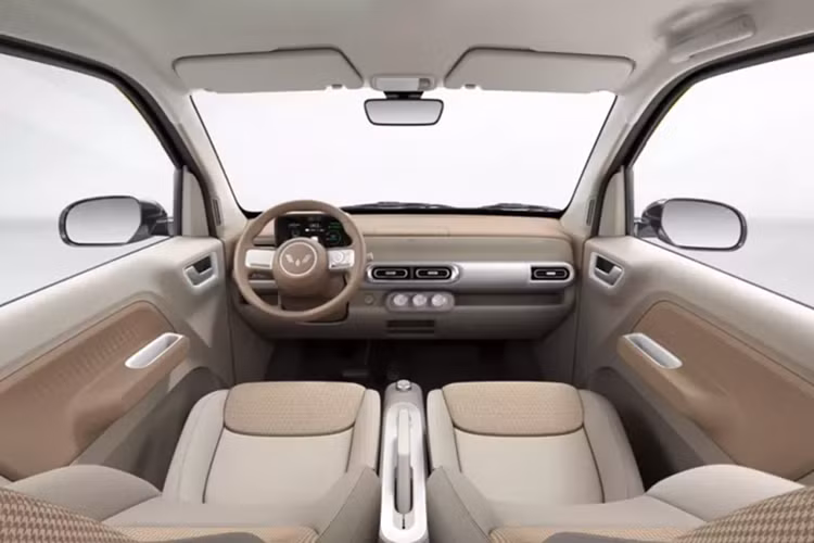 Ngoại hình của chiếc xe Wuling Hongguang MINIEV 215km Youth Edition tiếp nối phong cách thiết kế thời trang và dễ thương của mẫu xe đang bán ở Việt Nam. Nó cung cấp tổng cộng 5 màu sơn vui nhộn cà phê mơ sữa, vàng xoài nhạt, xanh bơ, trắng hồng đào, và màu xanh iris, đồng thời được trang bị đèn LED.