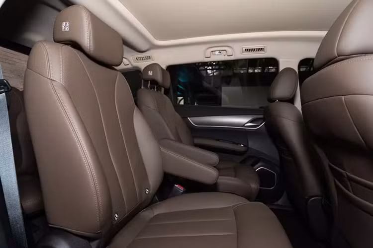 Tại thị trường Thái Lan, BYD M6 được trang bị cửa sổ trời toàn cảnh với rèm che nắng cản tia UV và cửa cốp chỉnh điện. Ngoài ra, xe còn có những chi tiết mạ crôm khác trên cản trước, bệ cửa, cản sau và đường chân kính nhằm tạo cảm giác cao cấp hơn cho xe.