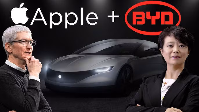"Nhà Táo" Apple từng bắt tay BYD phát triển pin ôtô điện.