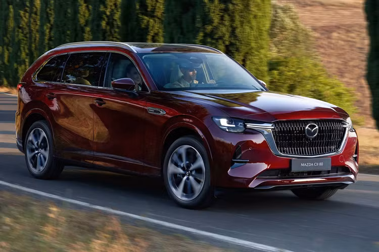 Mazda CX-80 ra mat: SUV so huu hang loat cong nghe hien dai