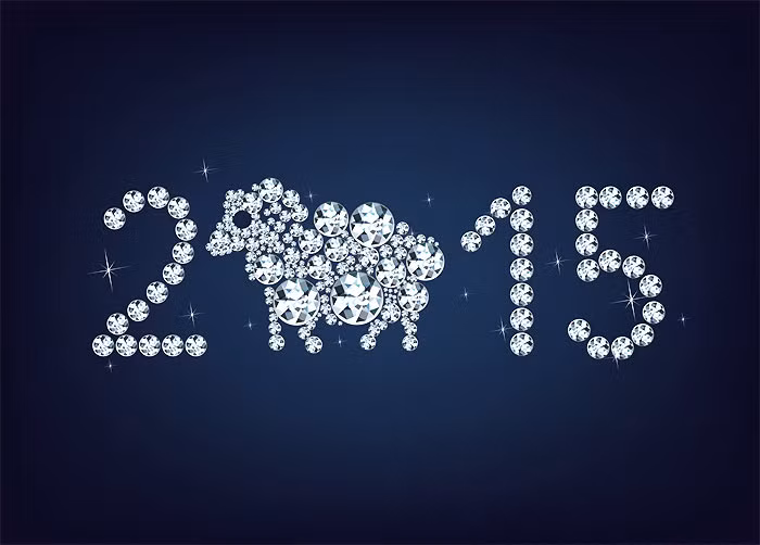 Nam mới 2015 gắn với hình tượng chú dê, biểu tượng của năm âm lịch mà ngày Nguyên đán sẽ đến trong hơn 1 tháng nữa.