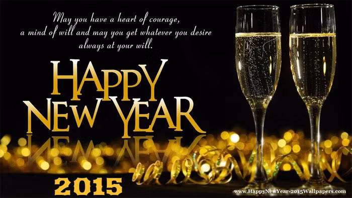 Cùng ngắm những tấm thiệp chúc mừng năm mới 2015 tuyệt đẹp.