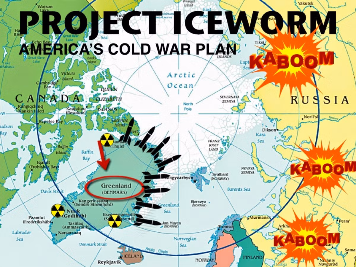 Project Iceworm là mật danh của dự án bí mật nhằm bố trí vũ khí của quân đội Mỹ triển khai từ năm 1958. Giới chức Mỹ chọn đảo Greenland - lãnh thổ tự trị của Đan Mạch làm nơi cất giữ tên lửa hạt nhân của mình. Dự án tối mật trên được Mỹ triển khai bằng việc thiết lập Trại Thế kỷ (Camp Century) ở độ cao 2.000m tại phần tây bắc đảo Greenland.
