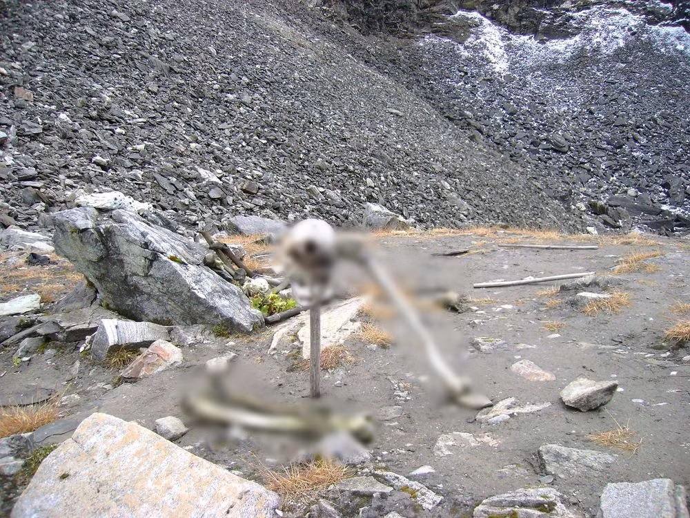 Ban đầy, các chuyên gia suy đoán số hài cốt ở dưới đáy hồ nước Roopkund có thể thuộc về một đội quân xấu số hoặc thương đoàn tử vong vì gặp bão.