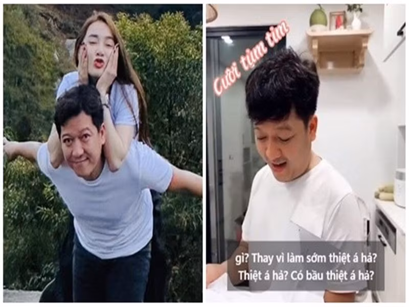 Năm 2023, Trường Giang nhận hộp quà gồm que thử thai hai vạch và giấy khám thai của Nhã Phương. Theo Nhã Phương, em bé trong bụng là món quà to bự cô dành tặng sinh nhật Trường Giang. “Quà sớm tận mấy tháng luôn sướng nhất ba nha”, nữ diễn viên nhắn nhủ chồng. Ảnh: FBNV.