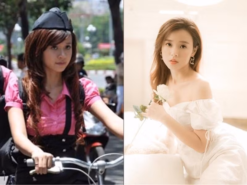 Sau bộ phim Những thiên thần áo trắng lên sóng năm 2009, diễn viên Midu đóng một số bộ phim như: Thiên mệnh anh hùng, Bí ẩn song sinh, Mẹ chồng. Hiện tại, cô tập trung kinh doanh và giảng dạy. Ảnh: Znews.