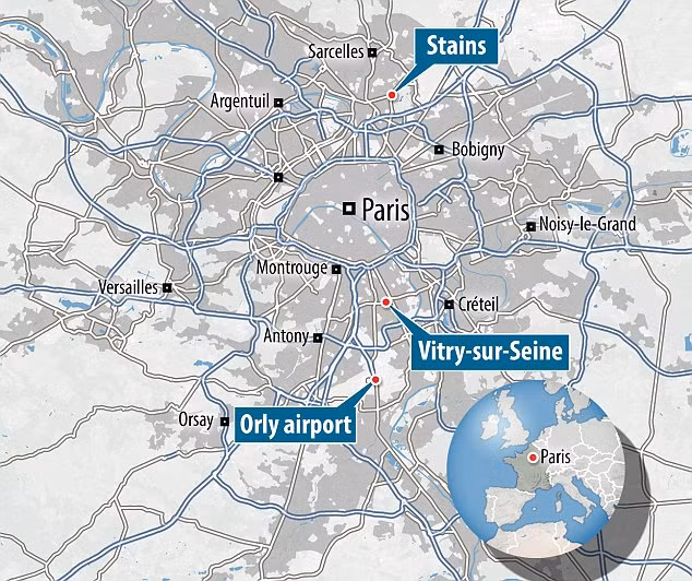 Hien truong vu no sung o san bay Paris