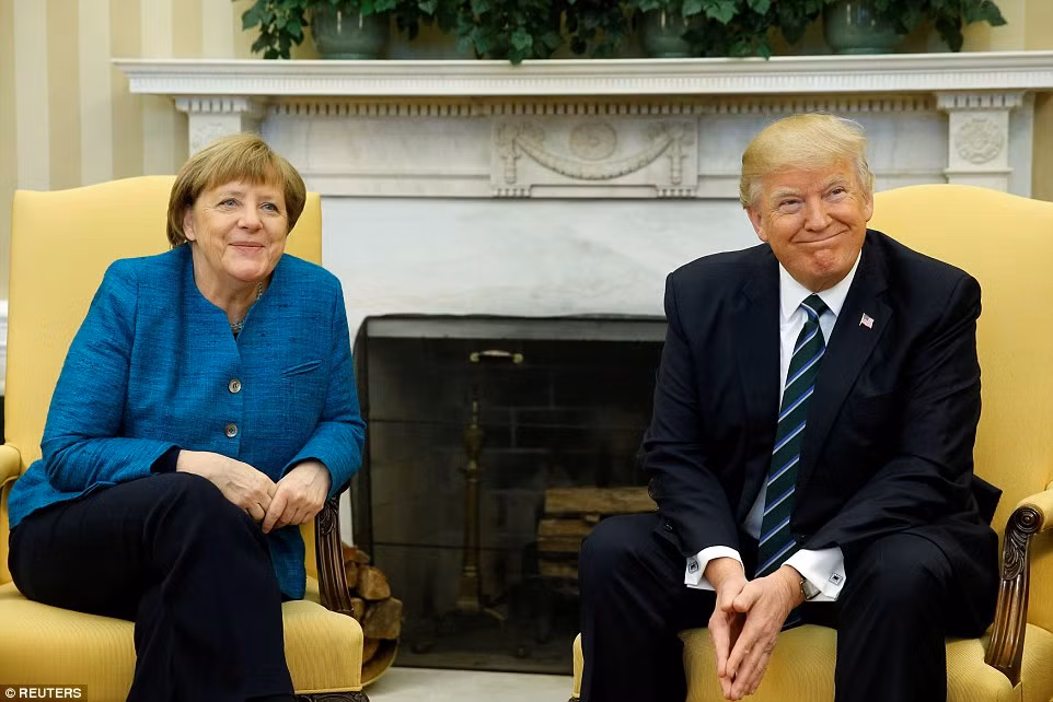 Tổng thống Trump và Thủ tướng Đức Merkel có cuộc hội đàm thượng đỉnh đầu tiên kể từ khi ông Trump trở thành tổng thống thứ 45 của Mỹ.