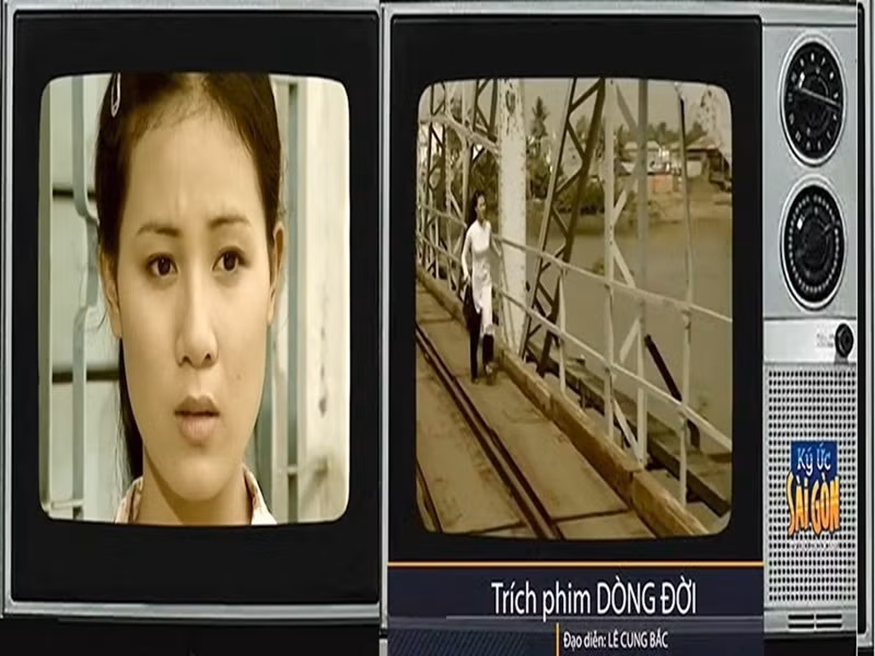 Sau “Không thể rẽ trái”, Võ Sông Hương được đạo diễn Lê Cung Bắc mời vào vai cô sinh viên Hoài Nam trong bộ phim “Dòng đời”. Tại giải thưởng HTV Awards 2000, bộ phim giành được 4 cúp, trong đó có giải Nữ diễn viên được yêu thích nhất, Đạo diễn được yêu thích nhất. Ảnh: HTV