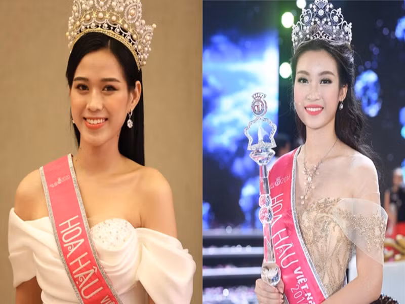 Đỗ Thị Hà và Đỗ Mỹ Linh lại bị soi quá khứ văng tục. Cụ thể khi Đỗ Mỹ Linh đăng quang Hoa hậu Việt Nam 2016 còn Đỗ Thị Hà giành vương miện mùa giải 2020, cư dân mạng đã nhanh tay chụp lại bằng chứng cả hai mỹ nhân Việt này “trót” nói những lời không hay trên trang cá nhân. Ảnh: Saostar