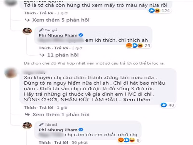 Không ít cư dân mạng đặt nghi vấn Phi Nhung đang làm màu.