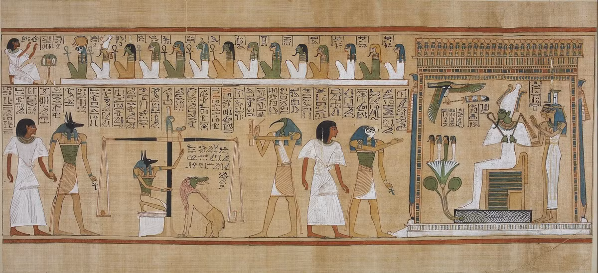 Trong số những thử thách mà linh hồn người chết đối mặt là nghi lễ cân trái tim. Thần Osiris nổi tiếng Ai Cập đích thân tham gia nghi lễ này.
