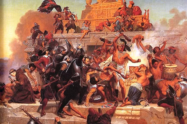 Theo đó, lực lượng Tây Ban Nha tấn công và vây hãm Tenochtitlan trong 3 tháng nhằm sớm giành được chiến thắng.