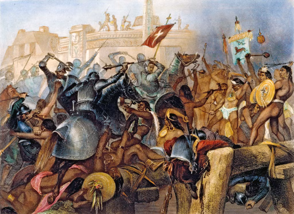Cuối cùng, quân đội Tây Ban Nha giành được thắng lợi trước lực lượng Aztec. Nhiều nhà cửa, đền thờ, đường xá... ở Tenochtitlan bị phá hủy hoặc hư hại do cuộc chiến khốc liệt gây ra.