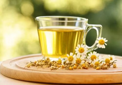 Giữ màu nhuộm tóc với trà hoa cúc. Chăm sóc tóc nhuộm với trà hoa cúc được phụ nữ Người Scotlen áp dụng. Nếu bạn muốn giữ màu nhuộm tóc lâu thì đây là cách đơn giản nhưng cực hiệu quả. Chuẩn bị sẵn ít hoa cúc. Sau đó, đun nước sôi thả hoa vào (thời gian đun chừng 5 đến 7 phút). Tiếp để nguội và lọc. Đổ hoa cúc đã lọc vào bình xịt. Thỉnh thoảng xịt lên tóc khô. Như vậy sẽ giữ màu nhuộm tóc đẹp hơn bao giờ hết.