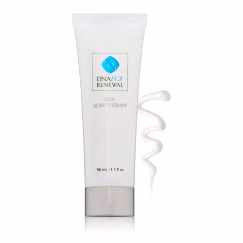 DNA EGF Renewal DNA Scar Therapy. InviCible Scars Advanced Scar Therapy: Chuyên điều trị các vết sẹo lồi, sẹo lõm, sẹo thâm, sẹo rỗ, sẹo mụn trứng cá, sẹo lâu năm gây ra do ai nạn, phẫu thuật, bỏng, mụn trứng cá. Ngoài ra, sản phẩm còn giúp làm mềm da, cân bằng vùng bị sẹo và vùng xung quanh. Hợp chất trong gel còn có tác động chống tạo sẹo, làm trắng da tại vùng da bị tổn thương. Loại gel này còn có thể làm mờ đến hơn 85% vết sẹo.