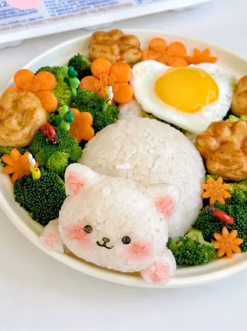 Cách làm món cơm mèo dễ thương lấy lòng bé con ngày Tết - Hình 5 Cach lam mon com meo de thuong lay long be con ngay Tet-Hinh-5