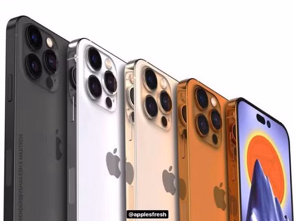 Theo hình ảnh được đăng tải, phiên bản iPhone 14 Pro sở hữu màu vàng cam bắt mắt. Kết hợp cùng thiết kế bóng bẩy, iPhone 14 Pro vàng cam mang đến vẻ ngoài vô cùng sang trọng.
