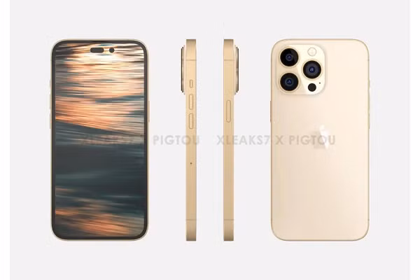 Mặc dù hình ảnh không quá rõ ràng nhưng có thể khẳng định iPhone 14 Pro Max có viền mỏng hơn so với phiên bản trước.