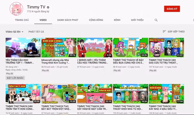  Xử phạt 15 triệu đồng, yêu cầu đóng kênh YouTube Timmy TV: Chiều 27/5, Sở Thông tin và Truyền thông TP.HCM đã xử phạt vi phạm hành chính với chủ thể thiết lập và cung cấp kênh Timmy TV. Theo đó, chủ thể này bị phạt 15 triệu đồng với hai hành vi vi phạm: Cung cấp thông tin trên môi trường mạng, gây ảnh hưởng đến sự phát hiện lành mạnh của trẻ em; Thông tin có nội dung mê tín, dị đoan và nội dung kinh dị, rùng rợn.