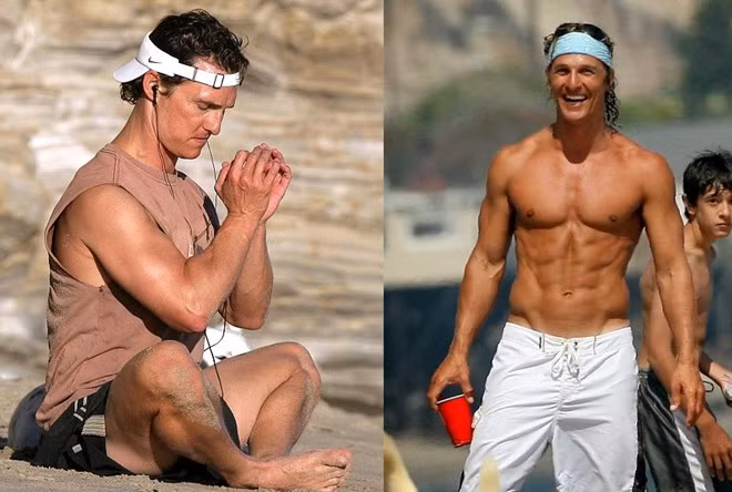 6. Matthew McConaughey: Matthew McConaughey từng được Tạp chí People vinh danh là "Người đàn ông gợi cảm nhất thời đại" vào năm 2005. Ảnh: Dailymail.