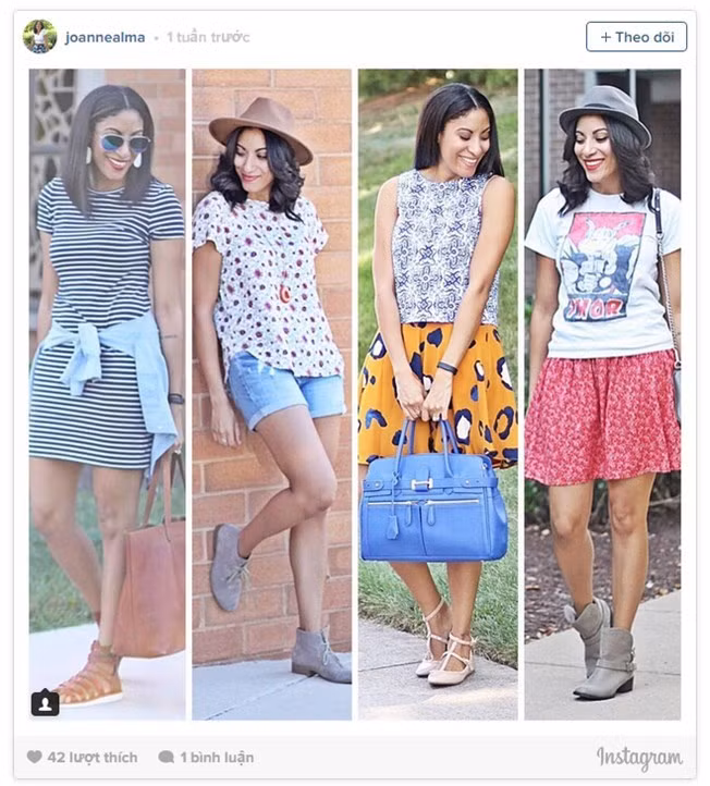 7/10 Joanne với tên Instagram: Joannealma.