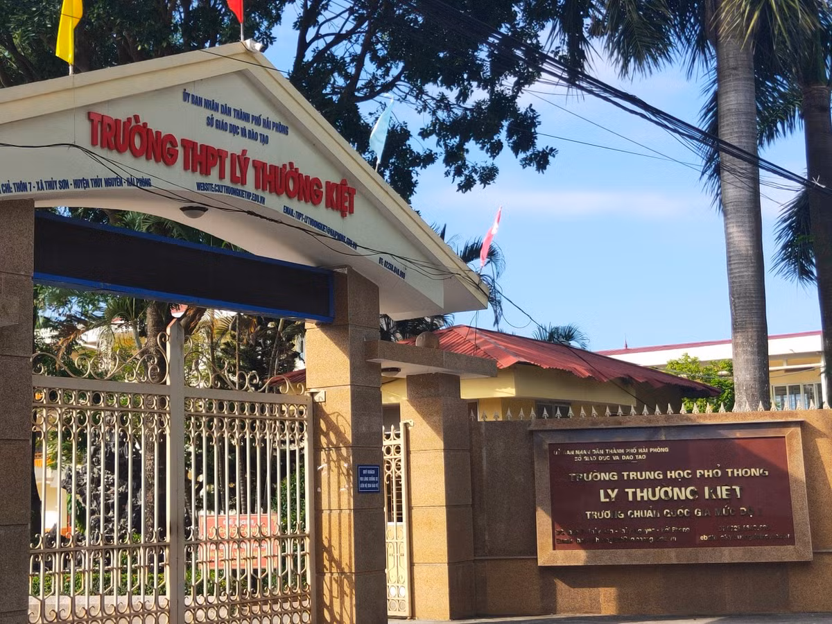 Hai Phong: Dang kiem tra vu viec tai truong THPT Ly Thuong Kiet