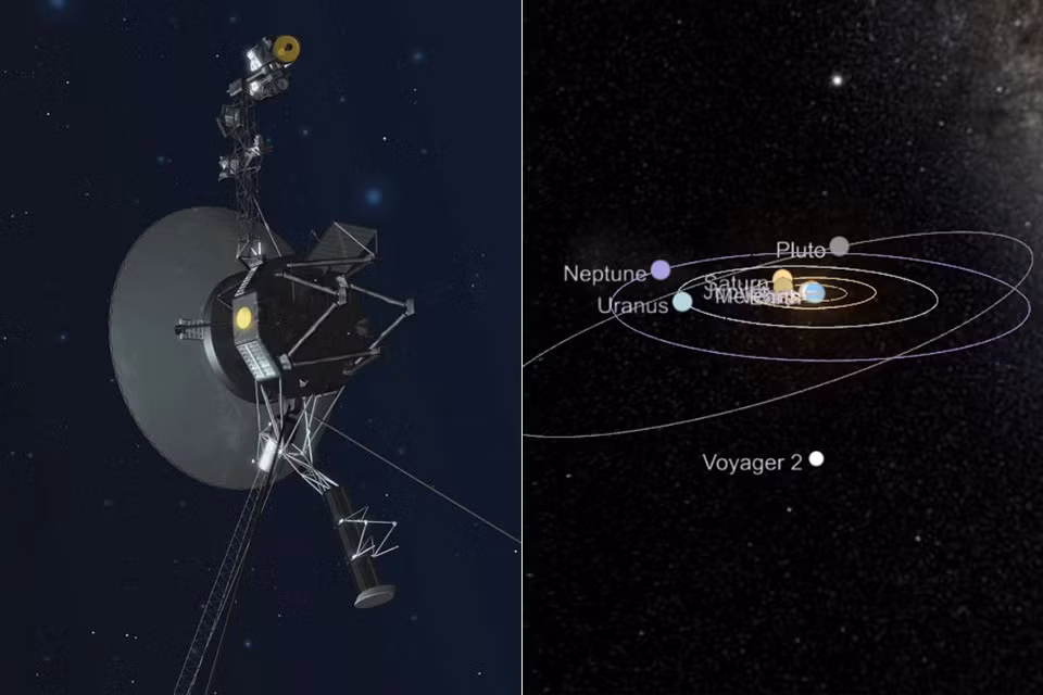Mỗi đĩa đồng mạ vàng Voyager Golden Record chứa 27 bản nhạc, 22 phút âm thanh tự nhiên và giọng nói bằng 59 ngôn ngữ. Tàu thăm dò cũng chứa máy bật đĩa thu âm với chỉ dẫn trực quan và bản đồ sao có vị trí của Trái Đất.