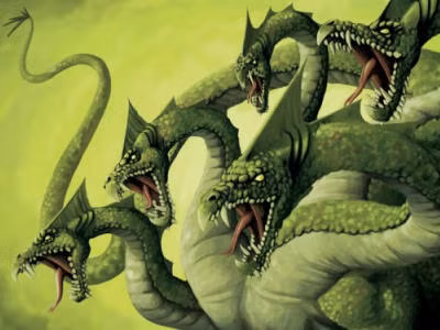Nơi trú ngụ của quái vật Hydra là đầm lầy thuộc vùng Lernaean của Hy Lạp. Nó là con của quái vật biển trăm đầu trăm đuôi Typhon (cha) và mẹ là "nữ chúa của muôn loài quái vật" Ekhidna.