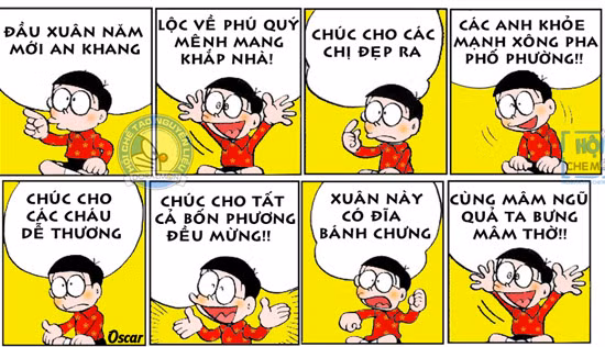 Những lời chúc Tết hài hước. Ảnh minh họa.
