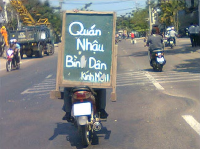 Quán nhậu di động?