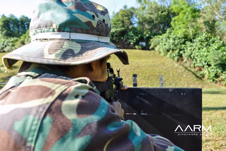 Và tại AARM 2017, Pindad SS2-V4 đang mang về cho đội tuyển Indonesia một số thành tích nhất định, nhất là nội dung súng trường dành cho nam. Nguồn ảnh: AARM.