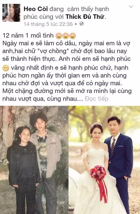 12 năm một mối tình khiến nhiều người ngưỡng mộ.