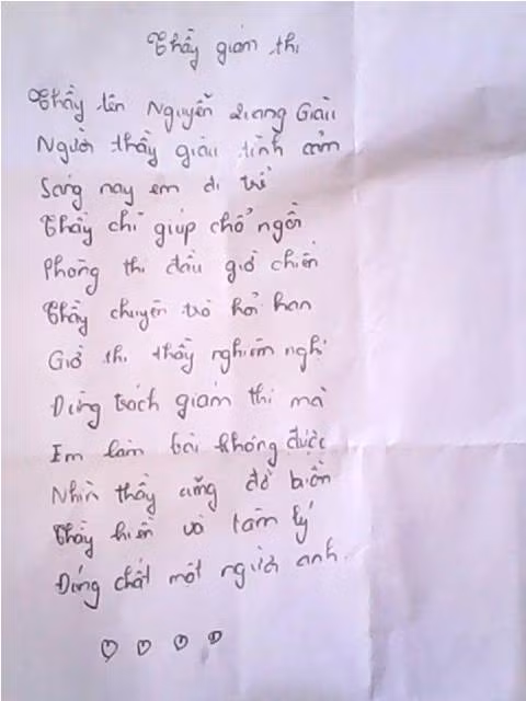 Thậm chí có cả những bài thơ, bài vè như thế này