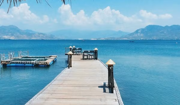 Bãi biển đẹp như mơ.