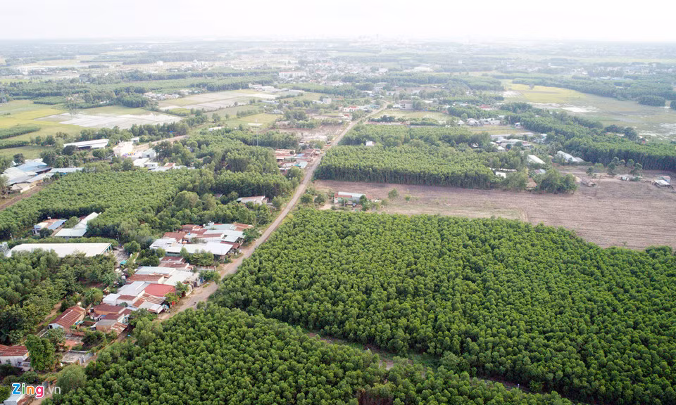 Tại các xã Lộc An, Long An (Long Thánh) nhiều dự án phân lô bán nền được san lấp mặt bằng, xây dựng hạ tầng rất sớm.