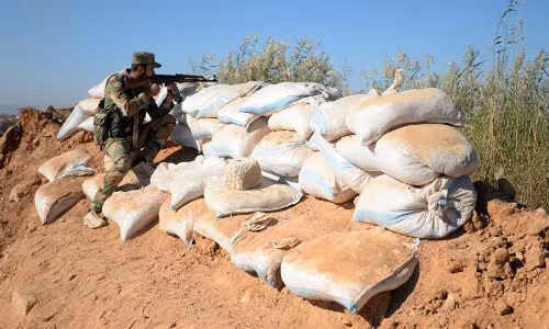 Binh sĩ quân đội Syria.