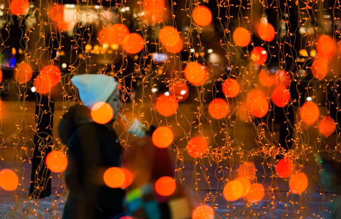 Festival quốc tế "Ánh sáng Giáng sinh" tại Moscow.
