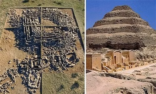 Lăng mộ có cấu trúc giống kim tự tháp Djoser ở Saqqara, Ai Cập, được tìm thấy ở vùng Karaganda thuộc Kazakhstan, cách thủ đô Cairo của Ai Cập khoảng 3.900 dặm về phía Đông Bắc.