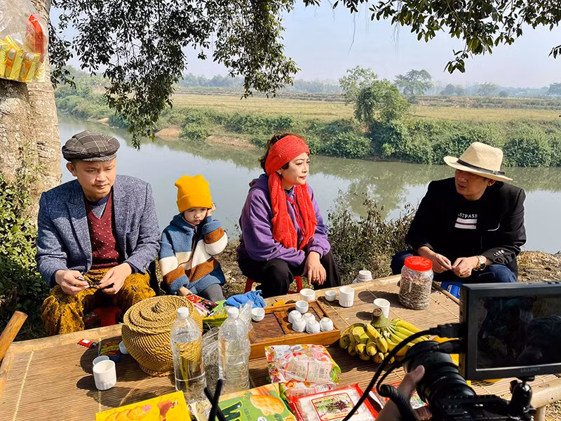 Trong cuộc phỏng vấn trên Người đưa tin, nghệ sĩ Trà My cho biết, có nhiều khán giả yêu mến gọi cô là “Hoa hậu của làng hài phía Bắc”. Ảnh: Người đưa tin