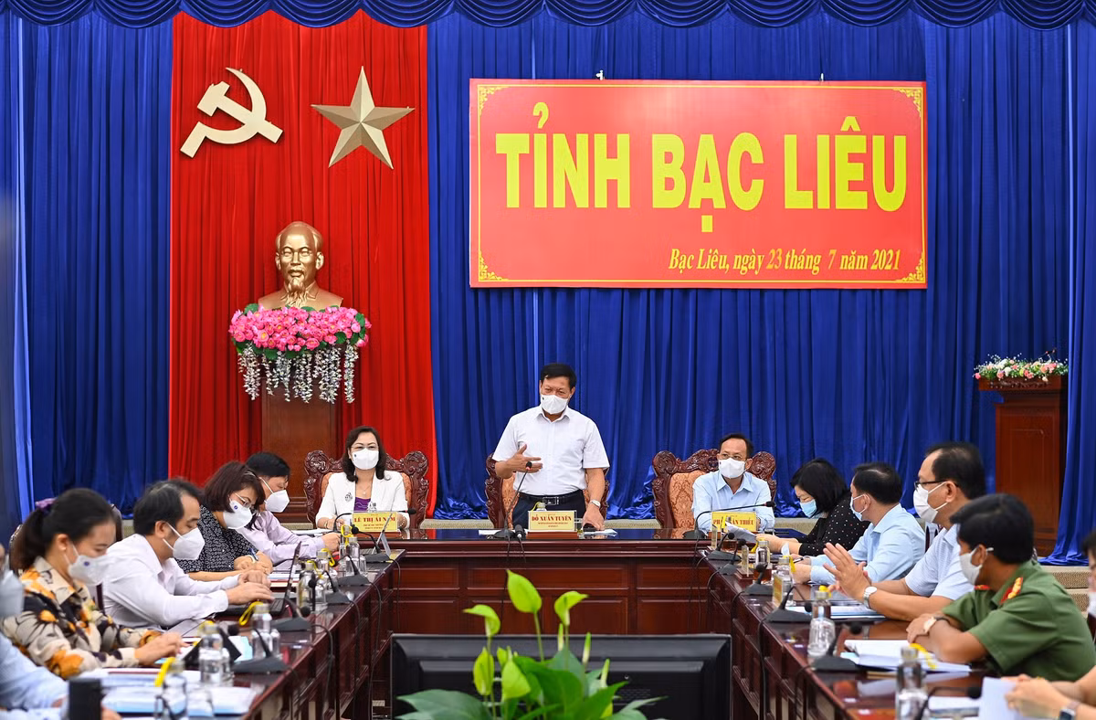  Bạc Liêu Thời gian áp dụng: Kể từ ngày 26/7/2021 đến khi kết thúc thời gian thực hiện giãn cách xã hội theo Chỉ thị 16/CT-TTg hoặc đến khi có văn bản của cơ quan có thẩm quyền.