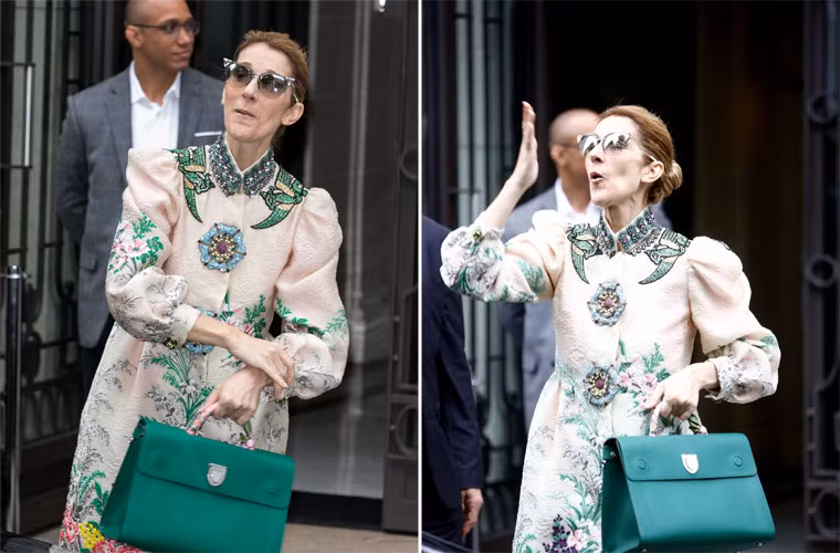 Chưa kể phong cách thời trang của Celine Dion cũng khiến cô già đi. Bà mẹ ba con luôn chọn cho mình những style kín như bưng, già nua để diện mỗi khi ra phố. Ảnh: Hellogigles