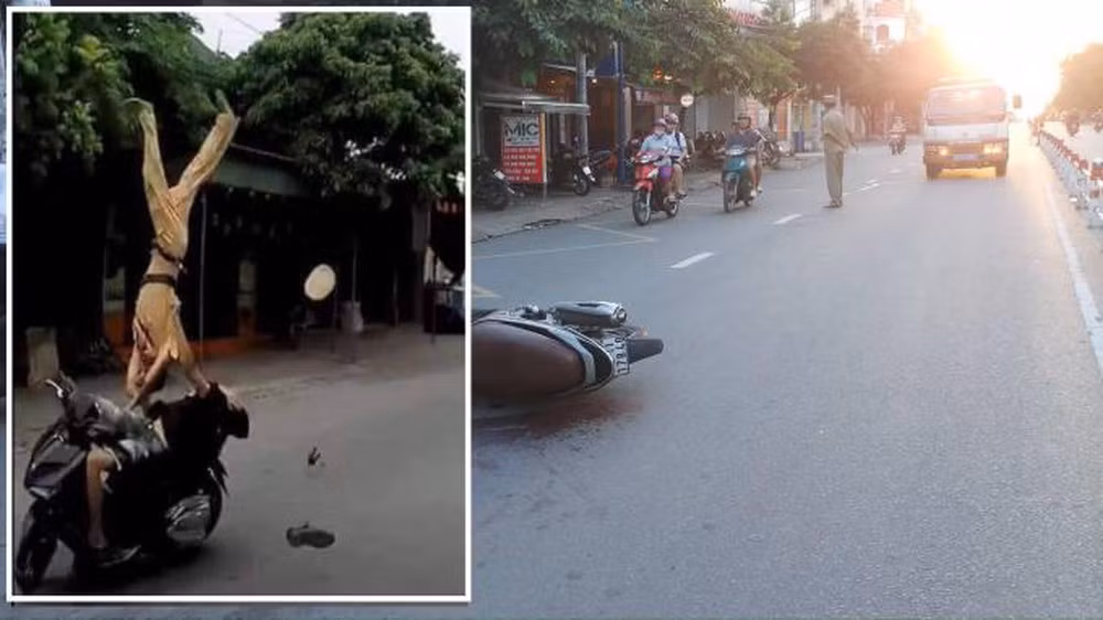  CSGT bị tông vỡ cột sống cổ ở Hải Phòng: Trưa 9/7/2019 tại Tỉnh lộ 354 khu vực huyện An Lão, Hải Phòng. Khi đó, tổ công tác của đội CSGT Công an huyện An Lão đang thực hiện nhiệm vụ đã phát hiện Đỗ Văn Thắng (SN 2003, xã Thái Sơn, An Lão) điều khiển xe máy đã vi phạm các lỗi không đội mũ bảo hiểm và chạy quá tốc độ 61/50 km/h.