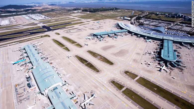 Sân bay Incheon (Hàn Quốc) đứng đầu danh sách sân bay tốt nhất thế giới do có dịch vụ khách hàng tốt nhất.