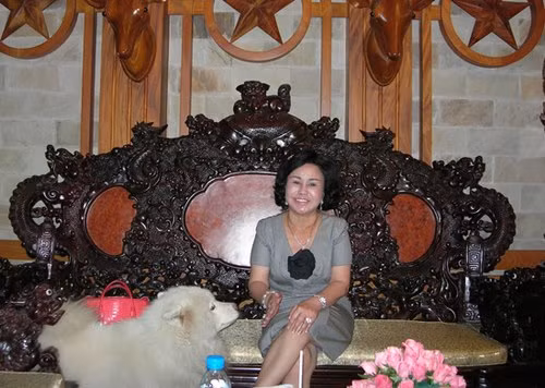 Nữ đại gia Diệu Hiền từng mạnh tay vung tiền cho những đồ nội thất phong thủy để đem lại may mắn, tiền tài cho gia đình. Điều nữ đại gia ưng ý nhất ở ngôi nhà của mình chính là đôi sư tử đá ngay trước cửa với ý nghĩa tạo uy phong, chống sát khí và mang lại may mắn cho gia chủ. Chưa hết, trong nhà, bà Diệu Hiền còn chưng cá chép hóa long, tứ mã, bắp cải phong thủy…