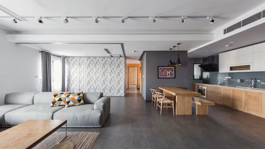 Căn hộ ML Apartment được thiết kế khá bình dị với hệ thống ánh sáng và thông gió tự nhiên khá tốt.