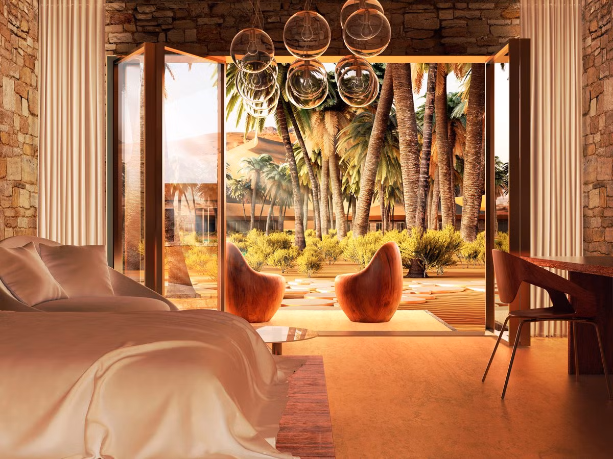 Việc thi công khu nghỉ mát The Oasis Eco dự kiến bắt đầu vào năm 2018 nhưng công ty kiến trúc đã cung cấp một số hình ảnh về khu resort.